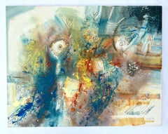 Camino De Transformación, Pintura Original Abstracta, Lista Para Colgar