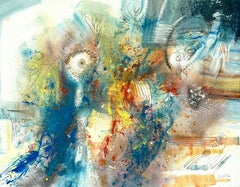Camino De Transformación, Pintura Original Abstracta, Lista Para Colgar