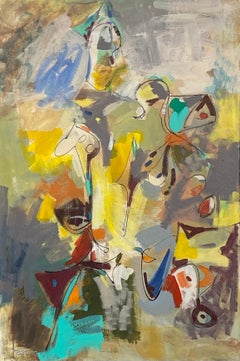 Jour de paix, peinture abstraite