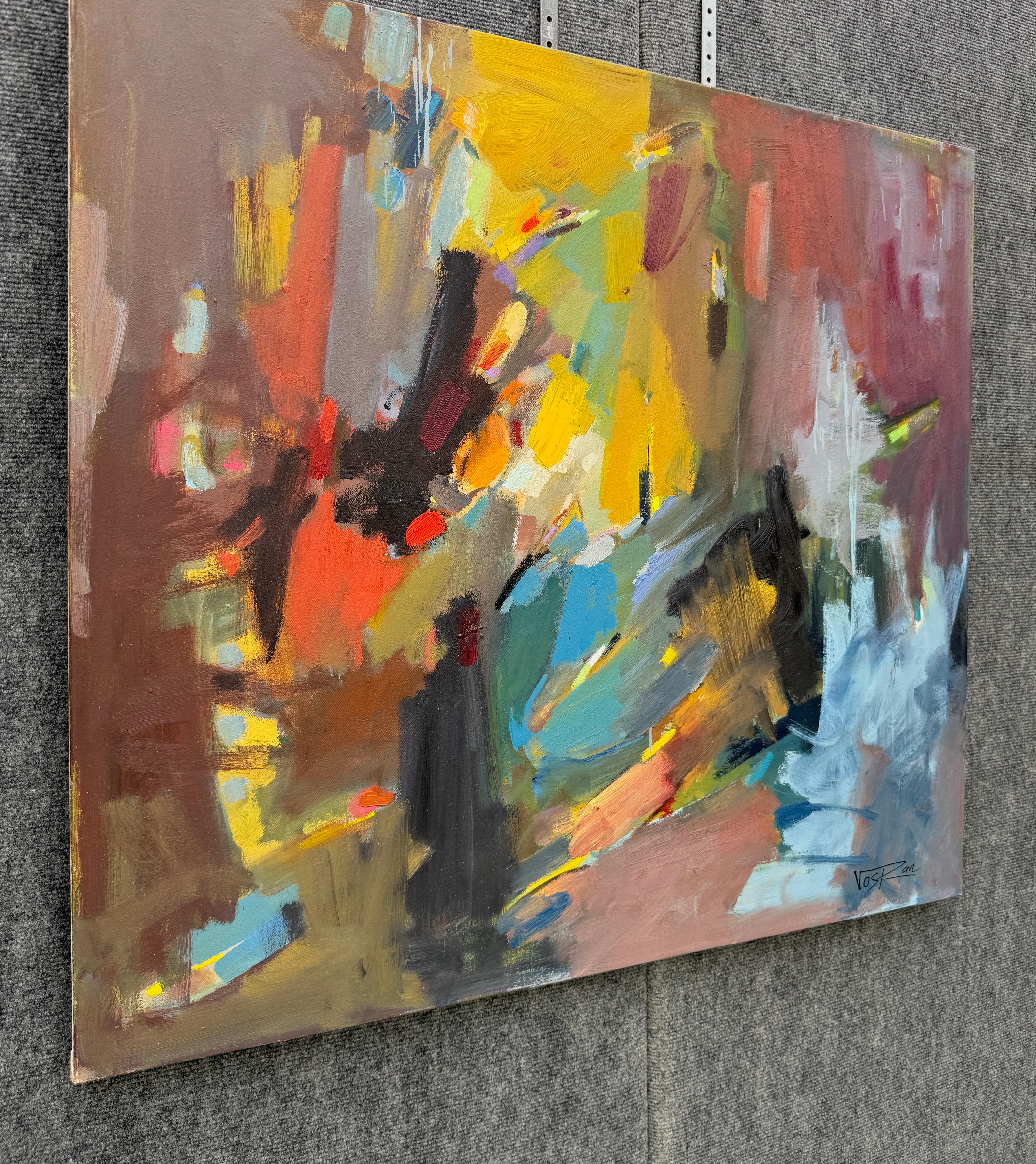 Artist: Voskan Galstian 
Work: Original Painting, Handmade Artwork, One of a Kind 
Medium: Oil on Canvas
Year: 2024
Style: Abstract Art, 
Title: Quiet Beginning 2
Size: 30