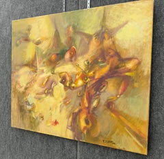 Quiet Beginning, Abstract, Modern Original Painting on Canvas, Ready to Hang