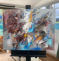 Slow Riches, Abstract Art, Original Acrylic Painting, Ready to Hang