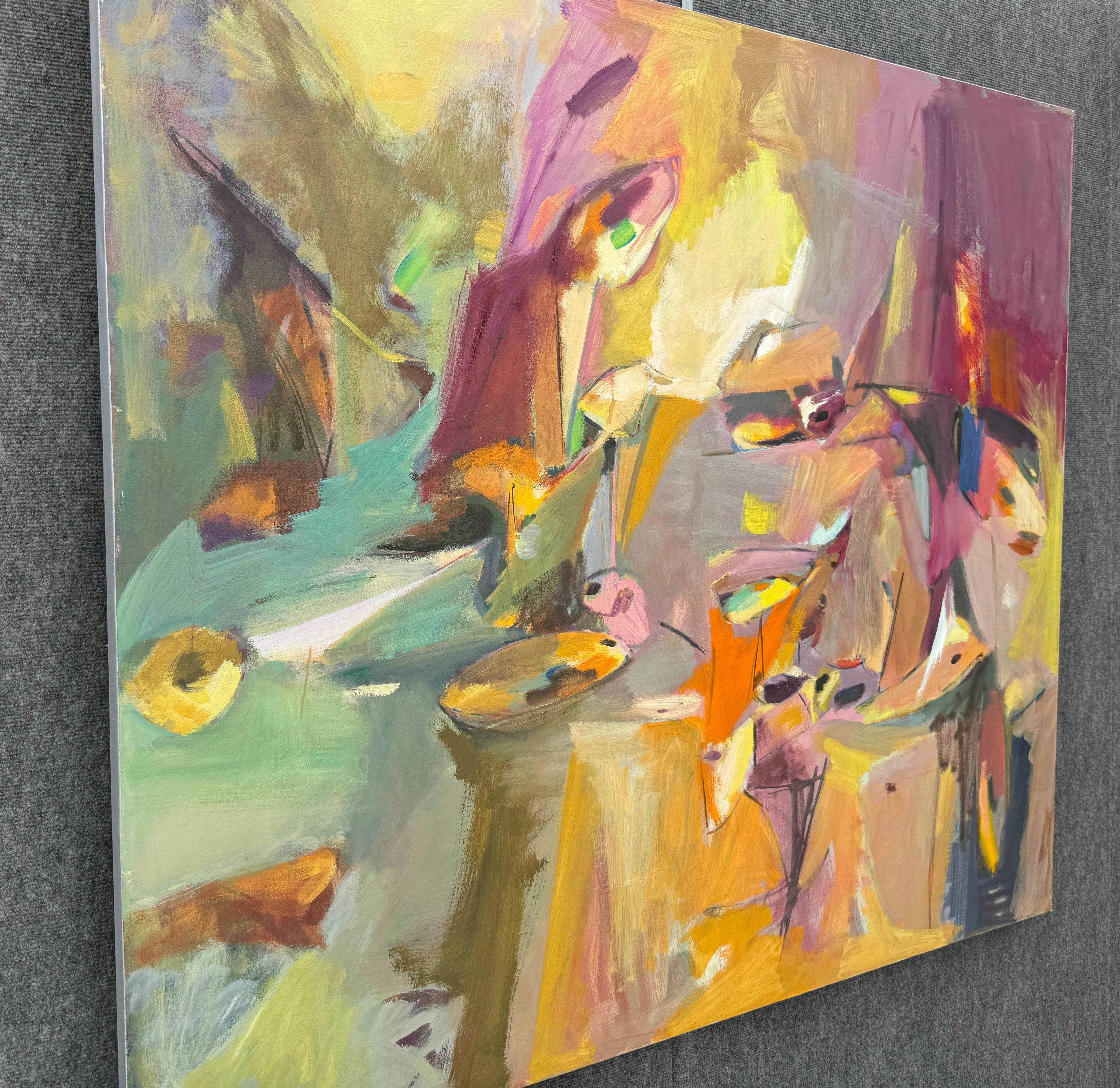 Artist: Voskan Galstian 
Work: Original Painting, Handmade Artwork, One of a Kind 
Medium: Oil on Canvas
Year: 2014
Style: Abstract Art, 
Title: Transition To Life 2,
Size: 44