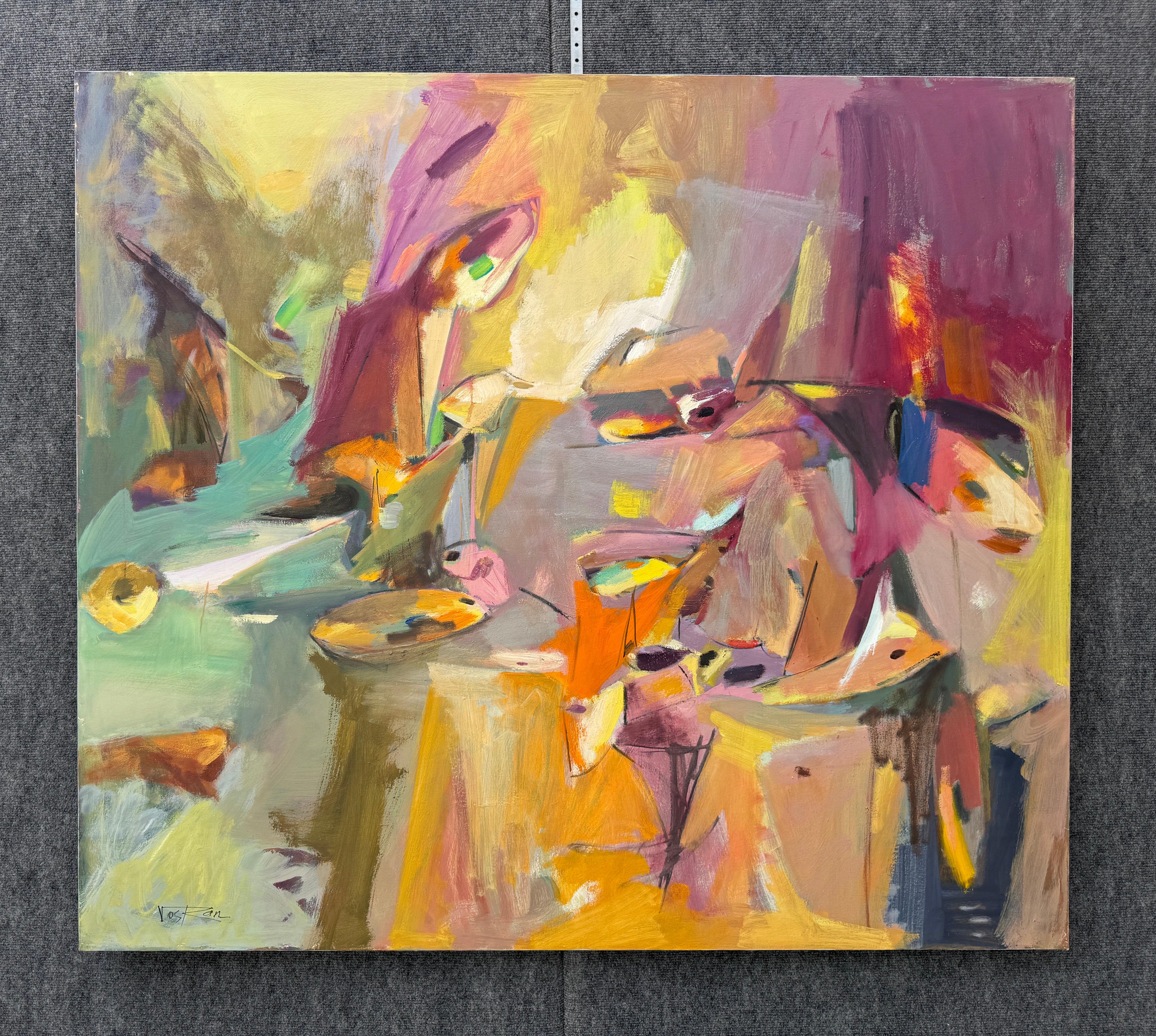 Transition To Life 2, Abstract Original Painting on Canvas, Ready to Hang For Sale 1