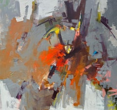 Upon Awakening 2, Abstract Original Painting on Canvas, Ready to Hang