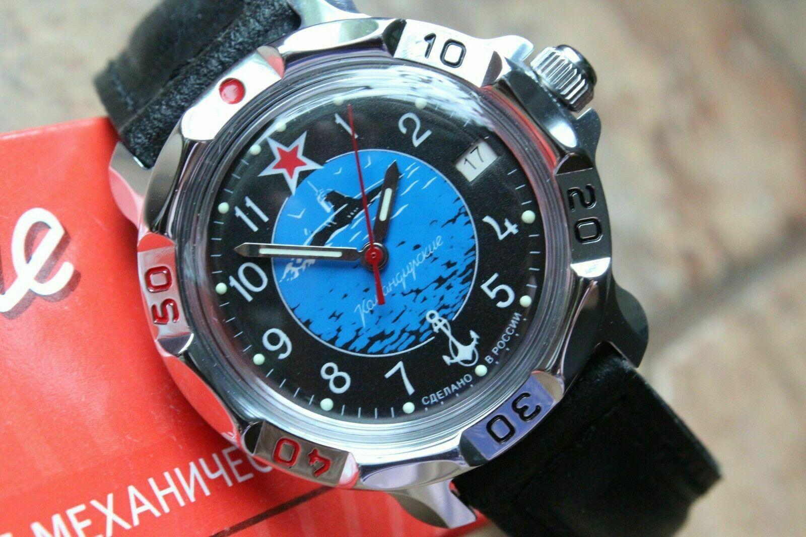 Men's Vostok Komandirsky Russian Military Wristwatch