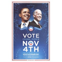 “Vote Obama Biden Nov. 4th” 2008 U.S. Poster