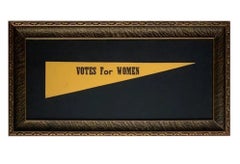 "Votes for Women" Pennant, Early 20th Century