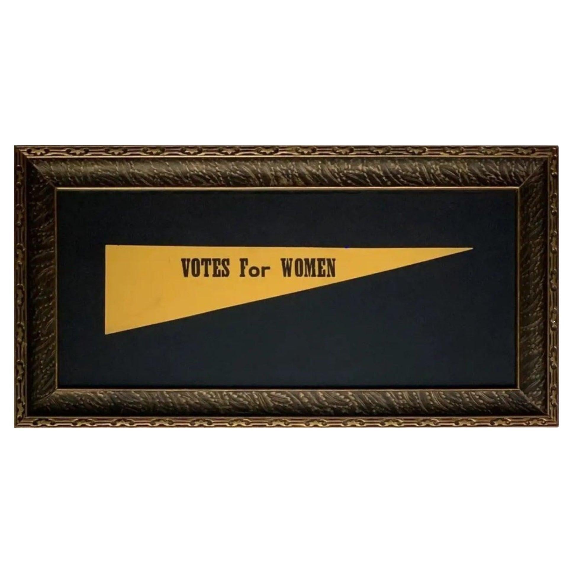 Pennant "Votes for Women", inizio del XX secolo in vendita