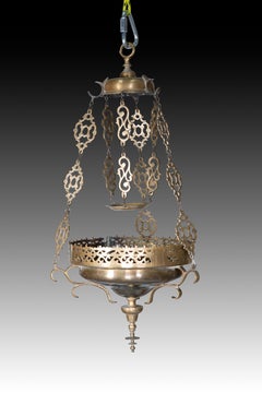 Lampe Votiba. Bronze. XVIIe siècle.