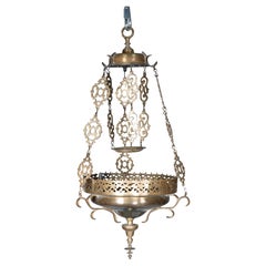 Lampe Votiba. Bronze. XVIIe siècle.