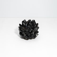 Votive Holder in Black Quartz Large