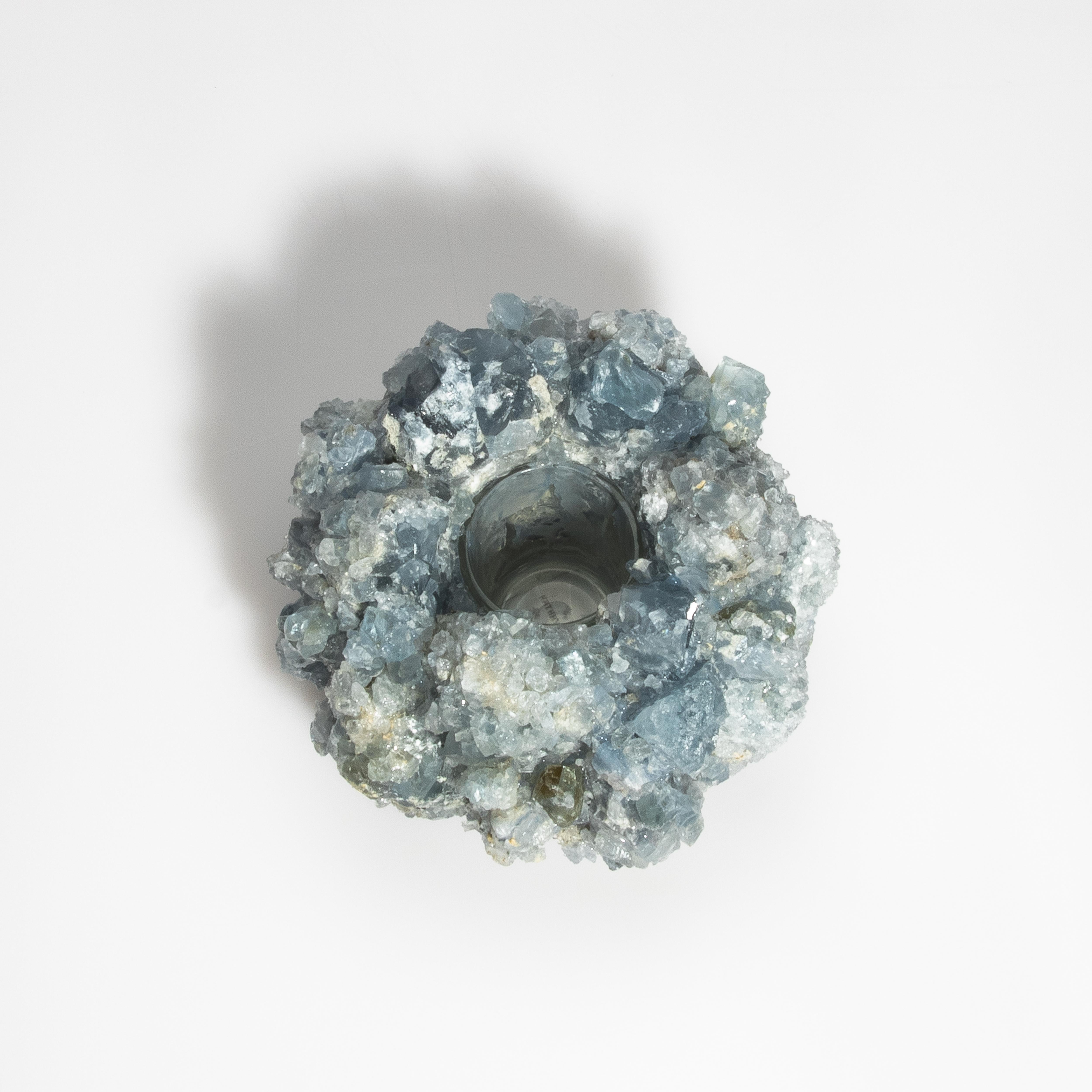 American Votive Holder in Celestite Classic