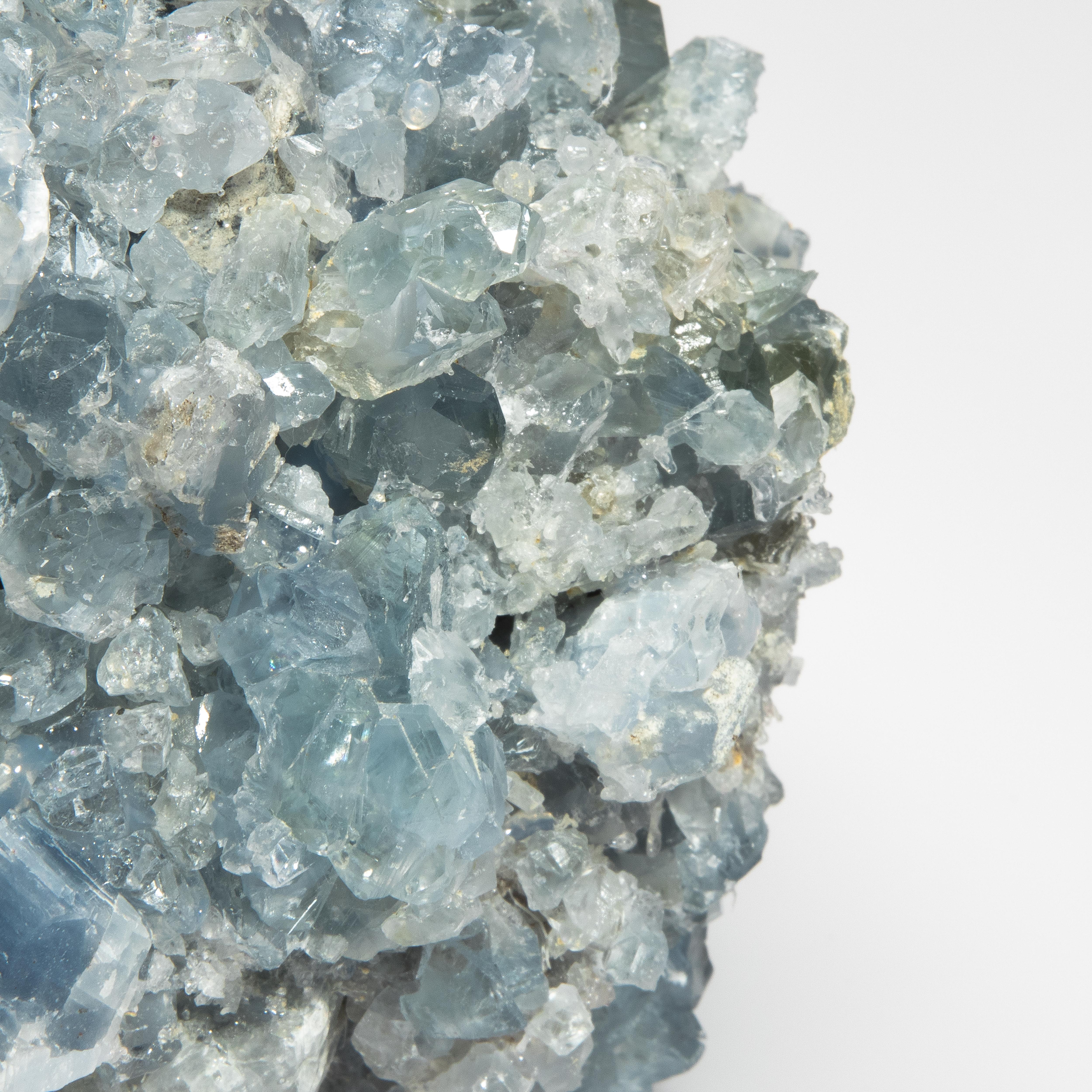 Rock Crystal Votive Holder in Celestite Classic