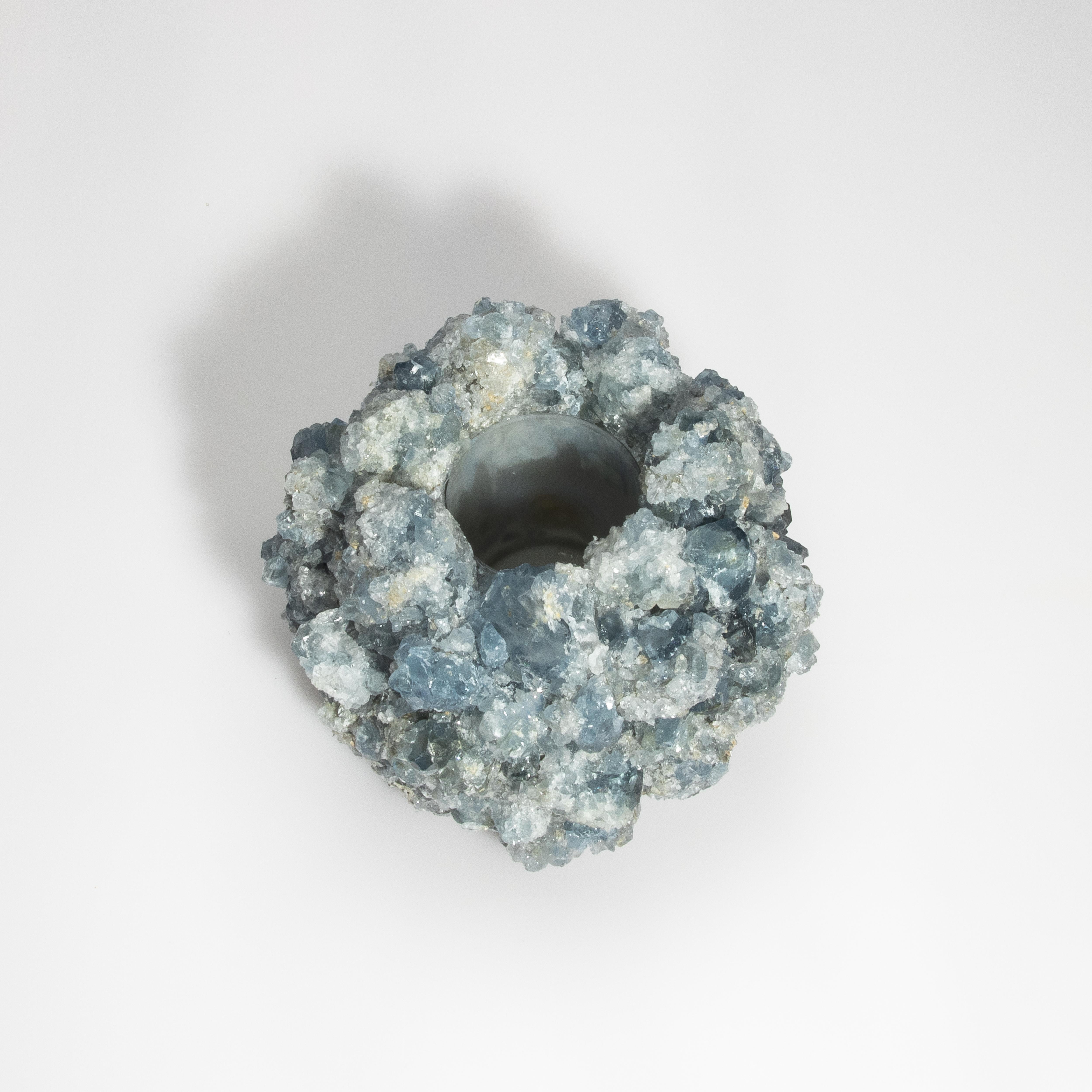 Américain Porte-votif Celestite Large en vente