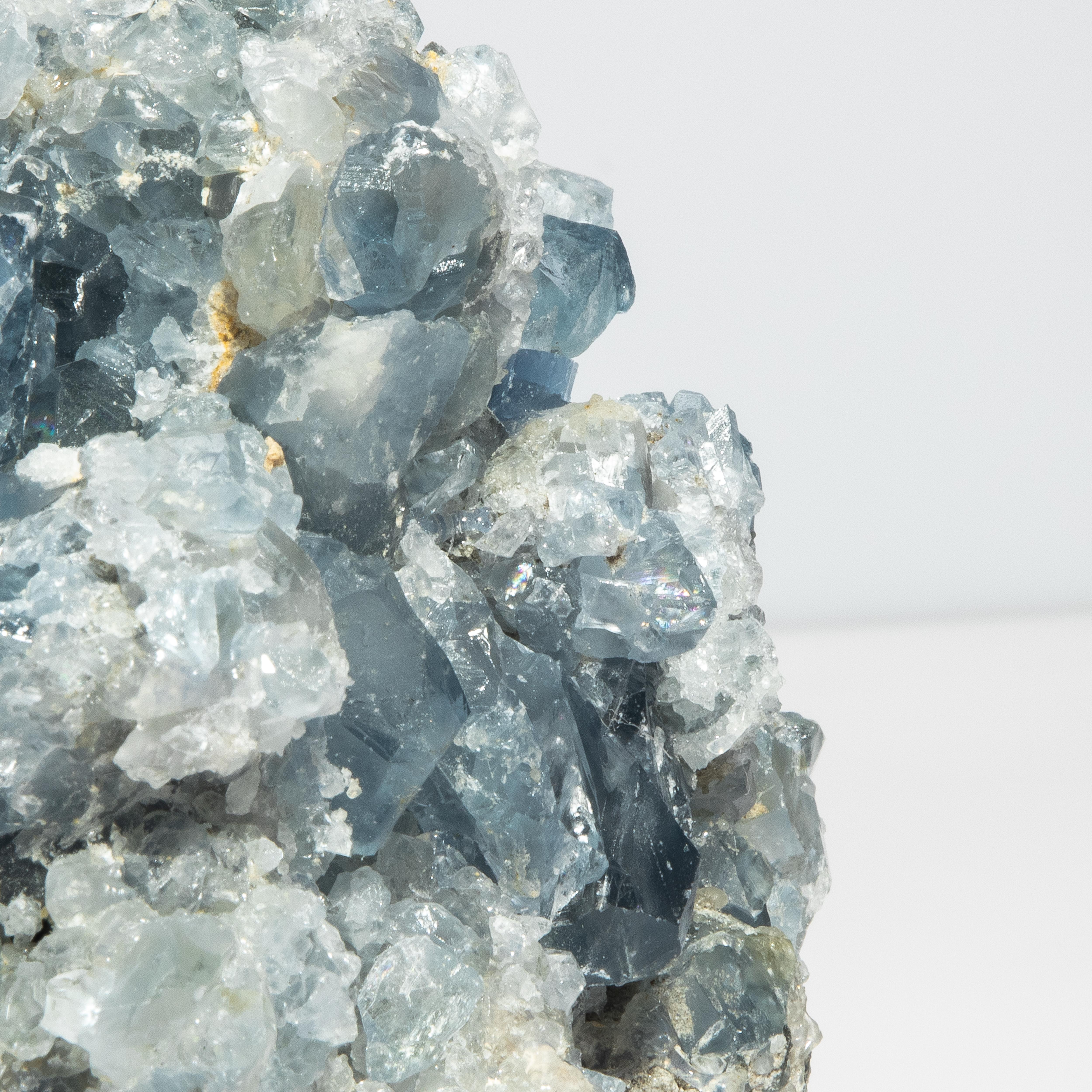 Cristal de roche Porte-votif Celestite Large en vente
