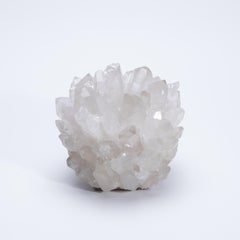 Votive Holder in Clear Brazilian Quartz