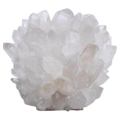 Votive Holder in Clear Brazilian Quartz