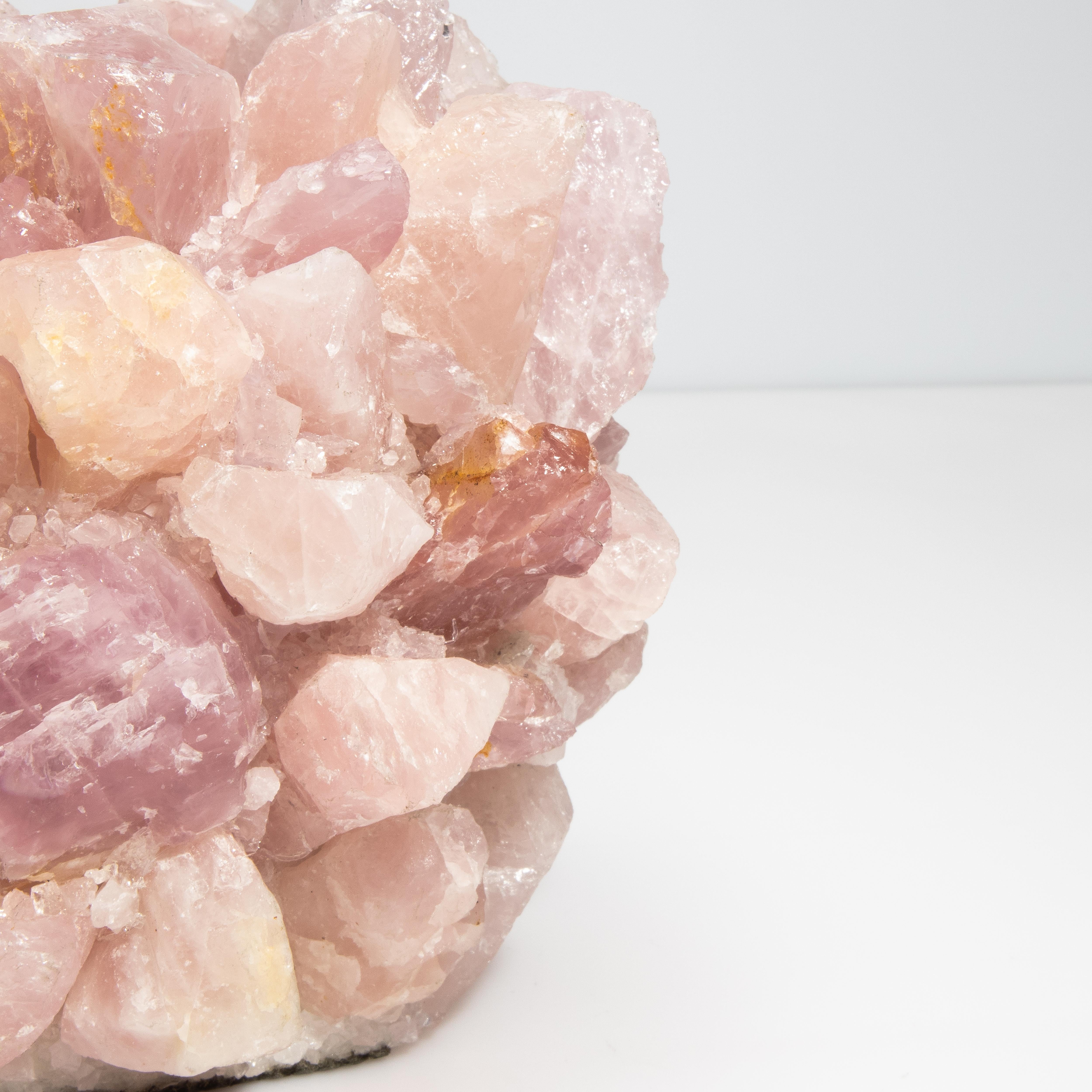 Porte-votif en quartz rose grand format Excellent état - En vente à West Hollywood, CA