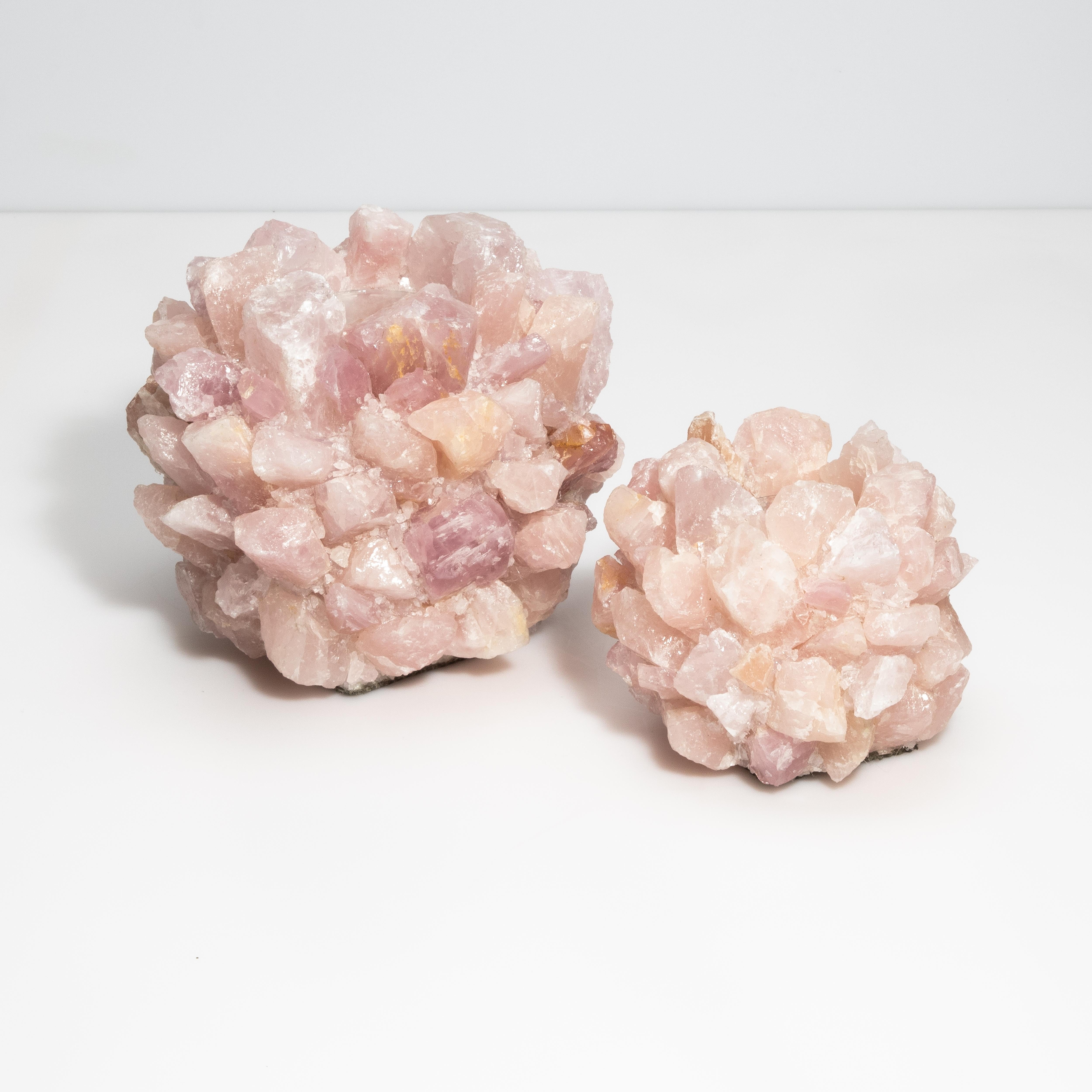 Quartz Porte-votif en quartz rose grand format en vente