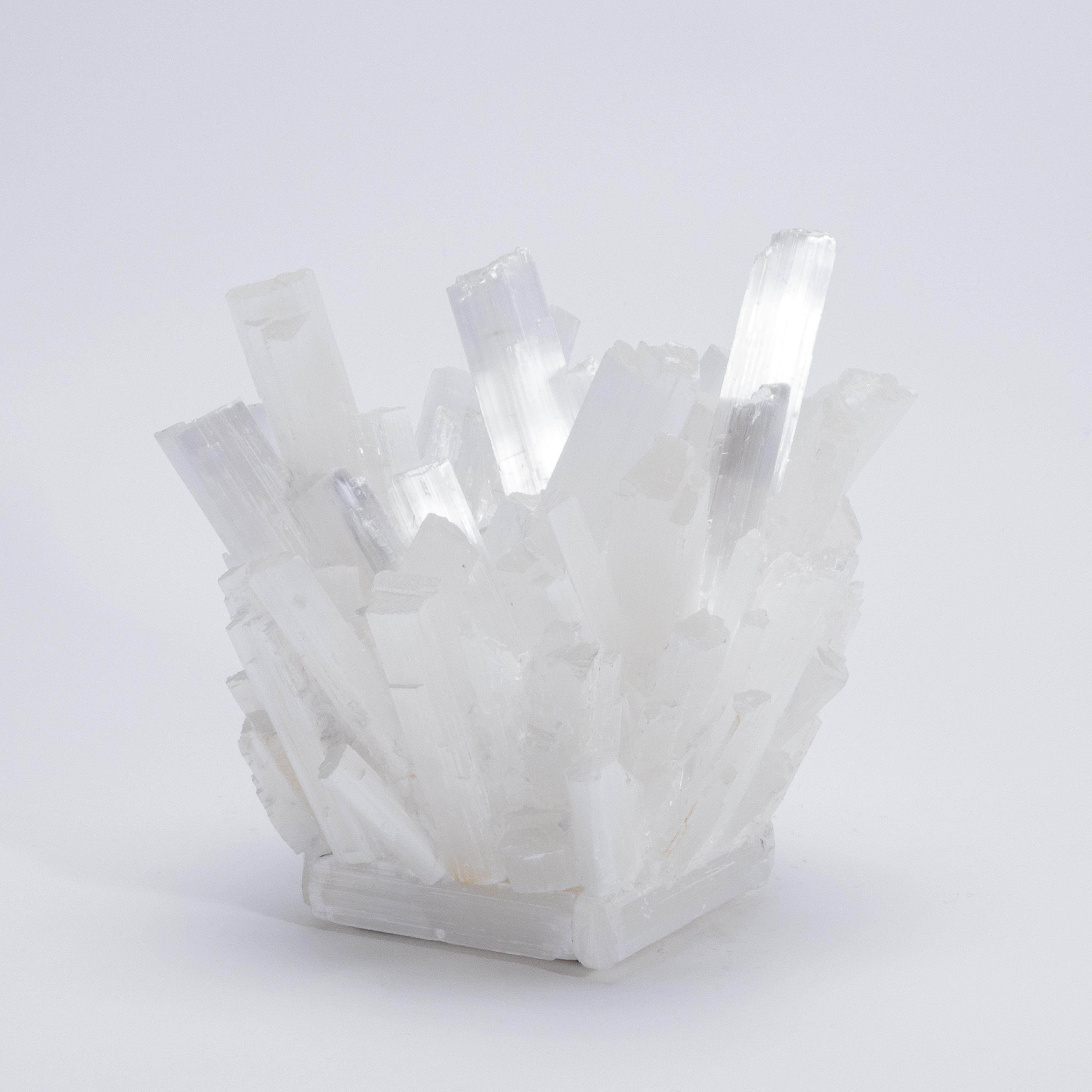 Moderno Portavoci in selenite grande di Kathryn McCoy in vendita