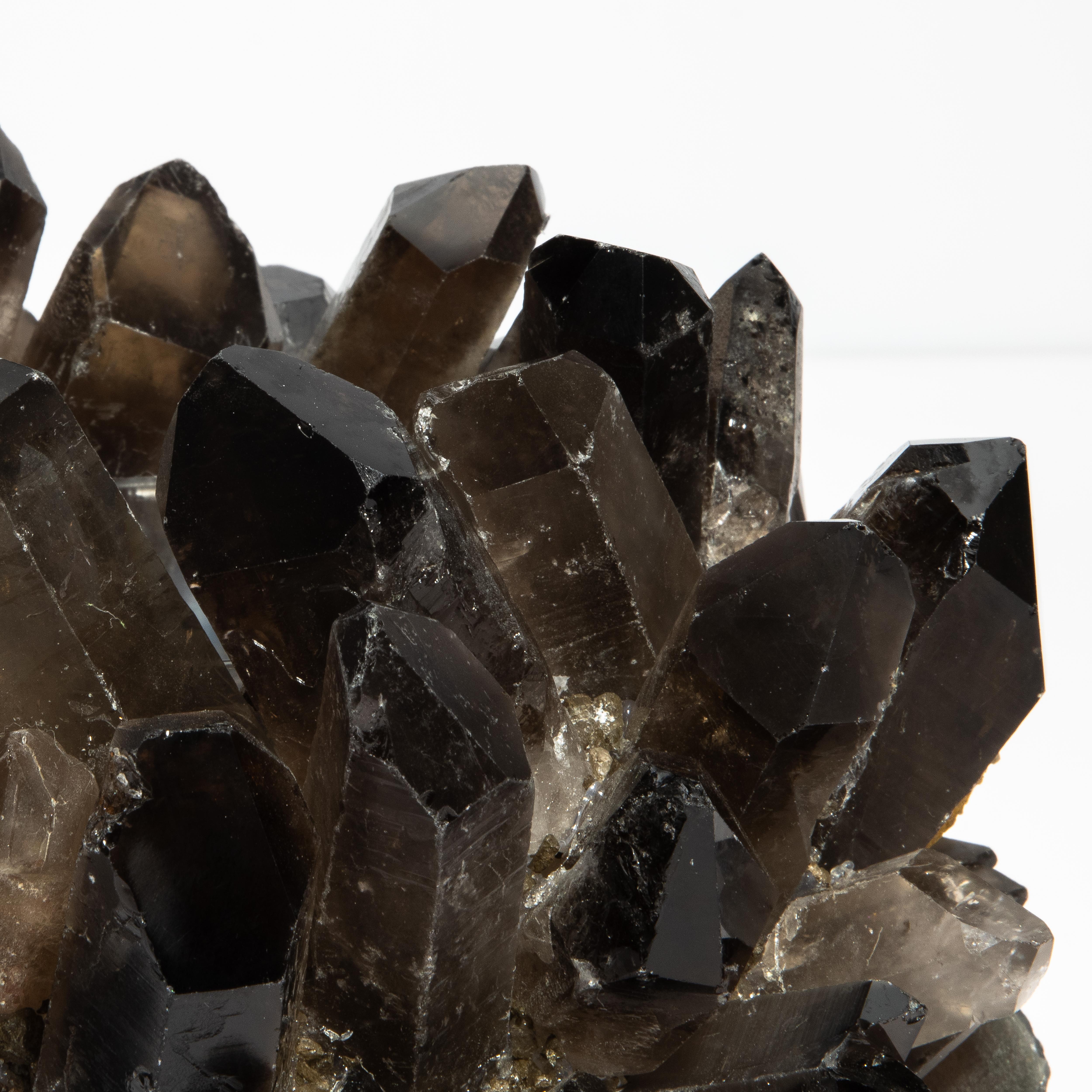 American Votive Holder in Smoky Quartz Large For Sale