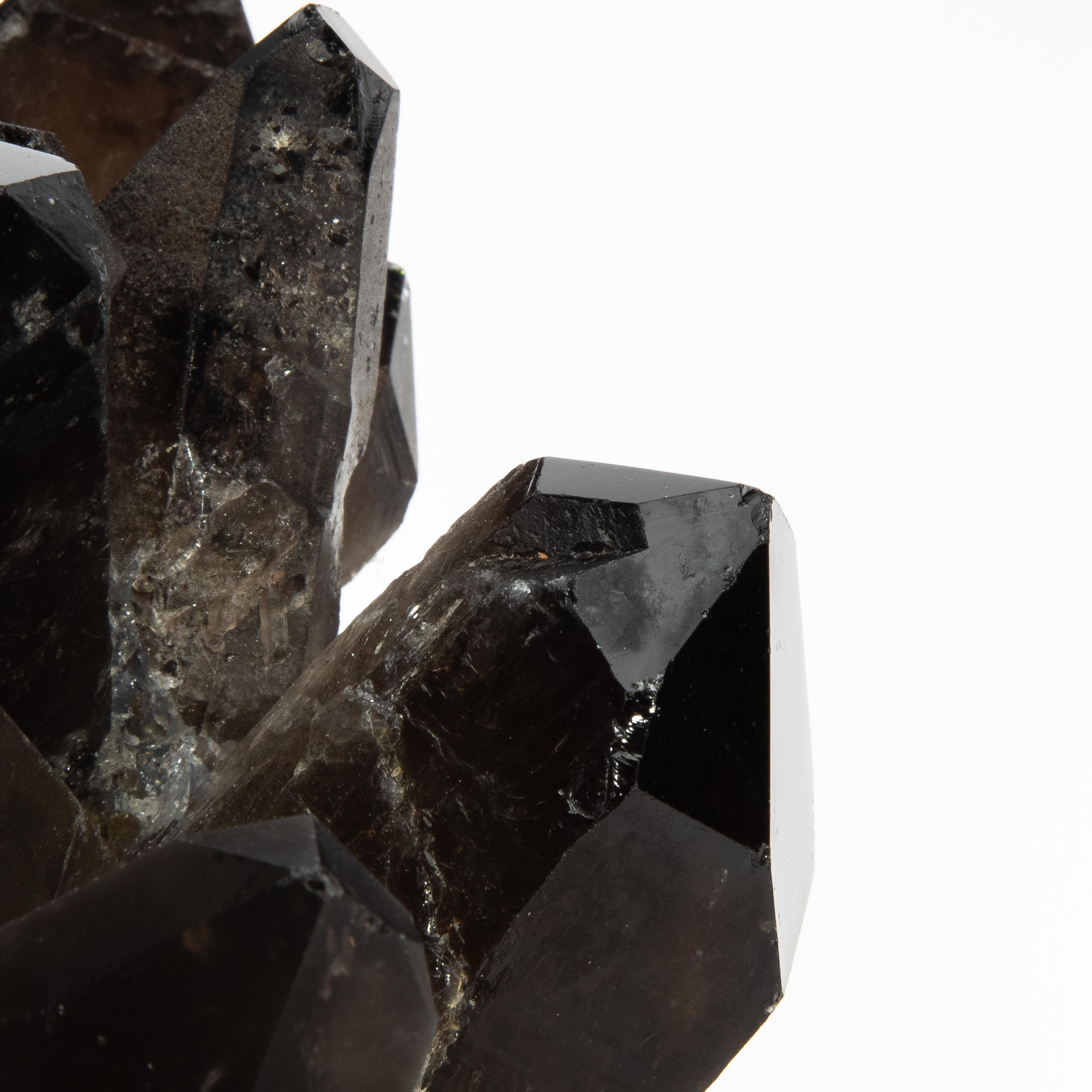 Votive Holder in Smoky Quartz Large In Excellent Condition For Sale In West Hollywood, CA