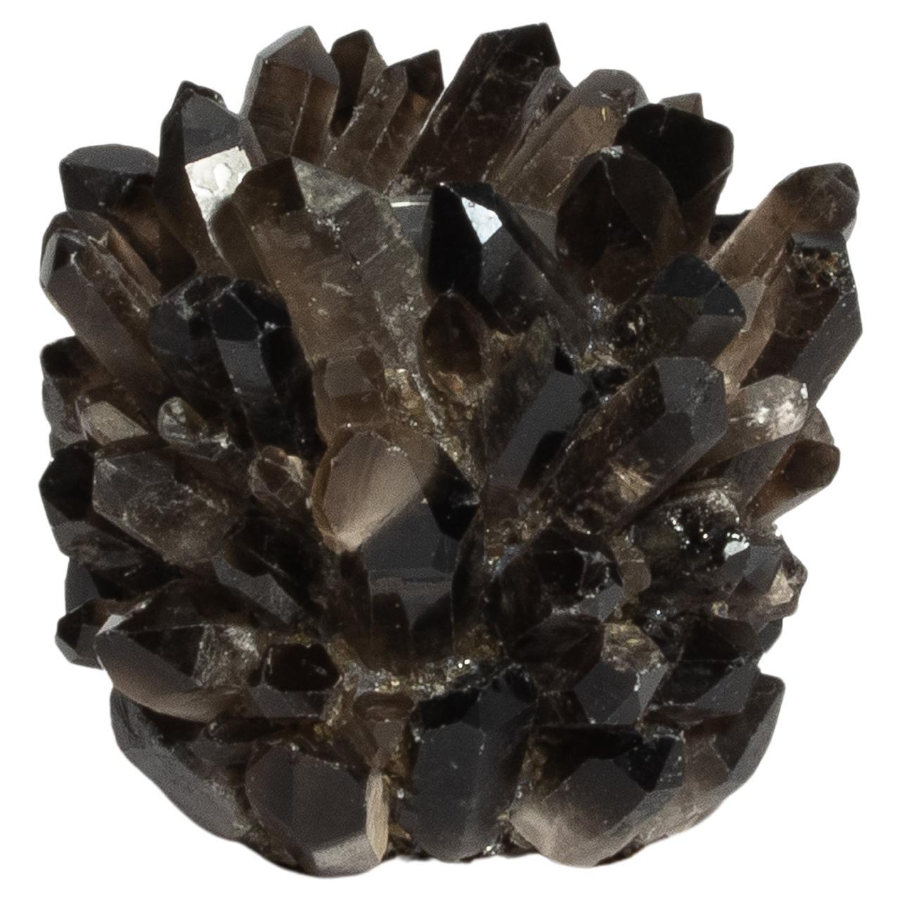 Votive Holder in Smoky Quartz Large For Sale