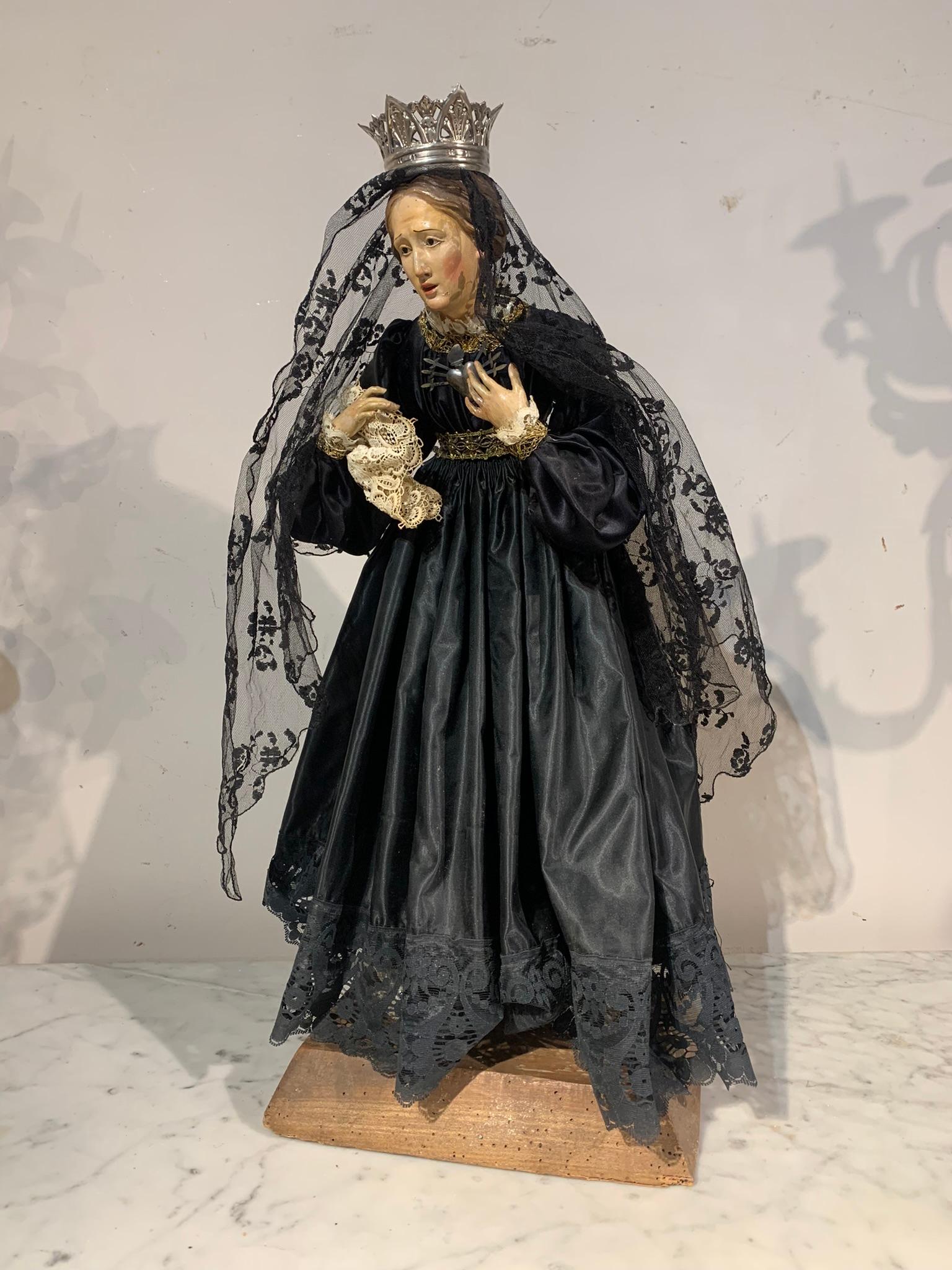 Vierge votive, fin du XVIIIe siècle en vente 1