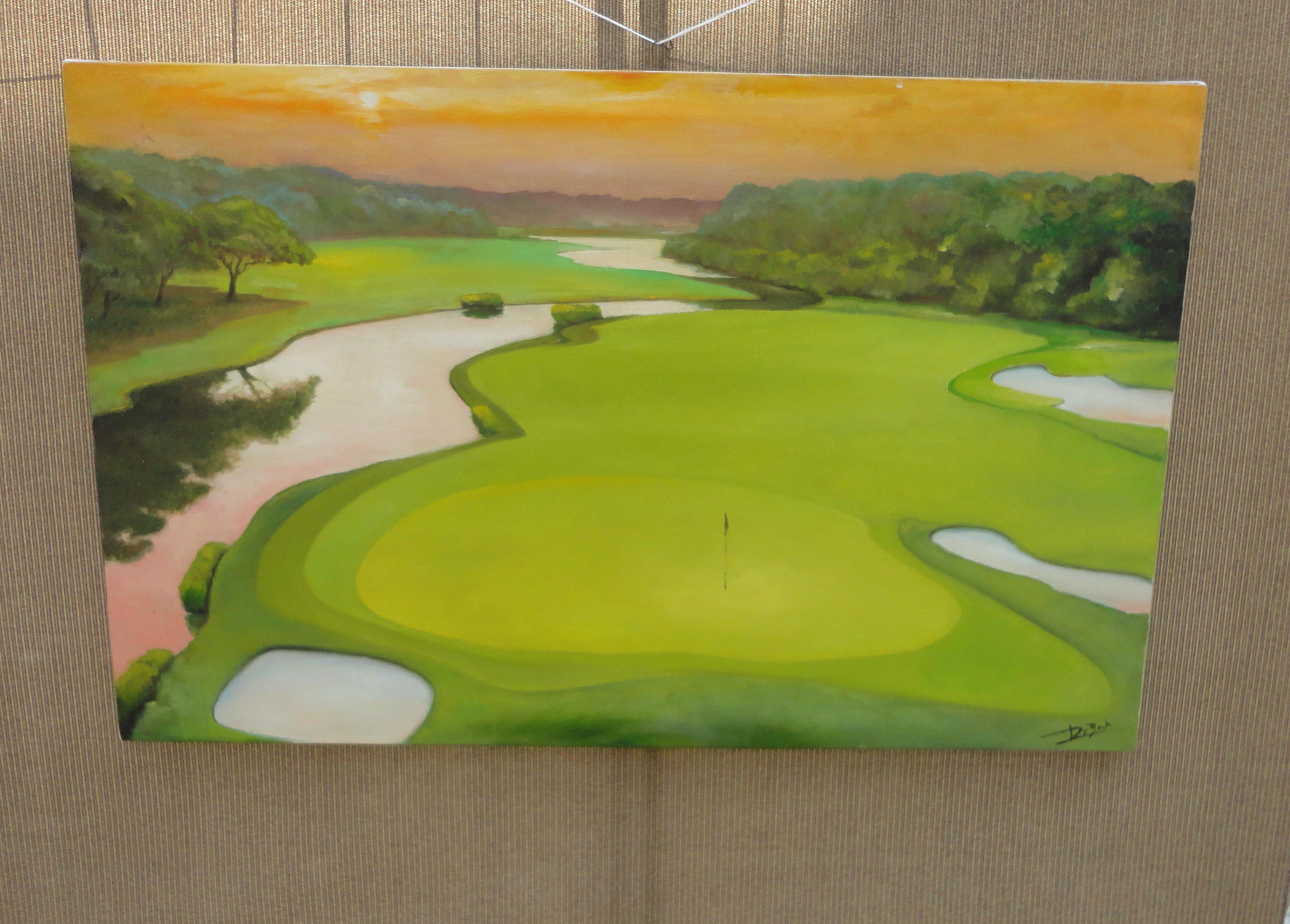 Golf, Painting, Oil on Canvas 1