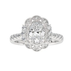 Vow Collection Ring: 0.45 Carat Diamond Semi-Mounting Ring in 14K White Gold