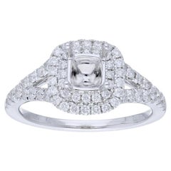 Used Vow Collection Ring: 0.6 Carat Diamonds in 14K White Gold - Semi Mounting