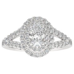 Used Vow Collection Ring: 0.7 Carat Diamonds in 14K White Gold - Semi Mounting