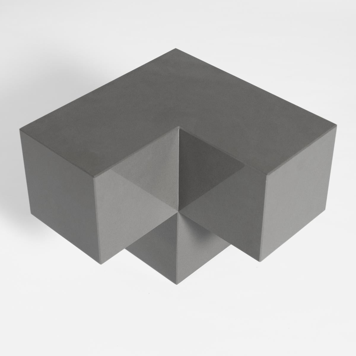 Voxel M - 21st century modern Quartz stone coffee and side table in graphite

In computer graphics, a voxel represents a value in a regular grid of a three-dimensional space. From the particular to the whole, we start from a unit that multiplies