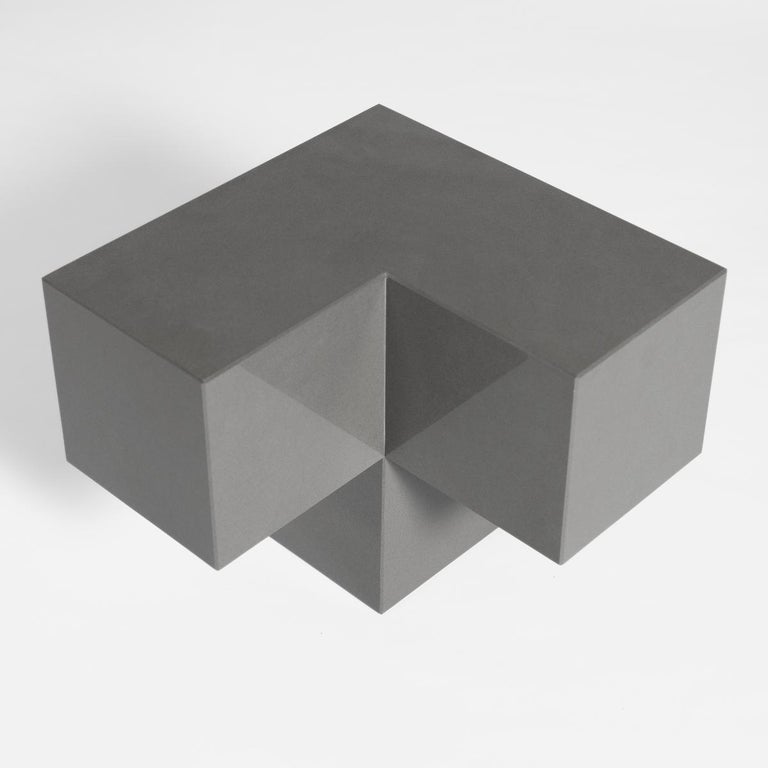 Voxel M - 21st century modern Quartz stone coffee and side table in graphite

In computer graphics, a voxel represents a value in a regular grid of a three-dimensional space. From the particular to the whole, we start from a unit that multiplies
