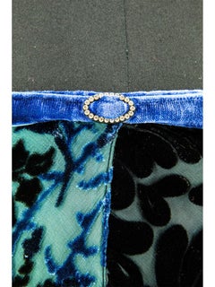 Voyage Devoré Panneled Trousers