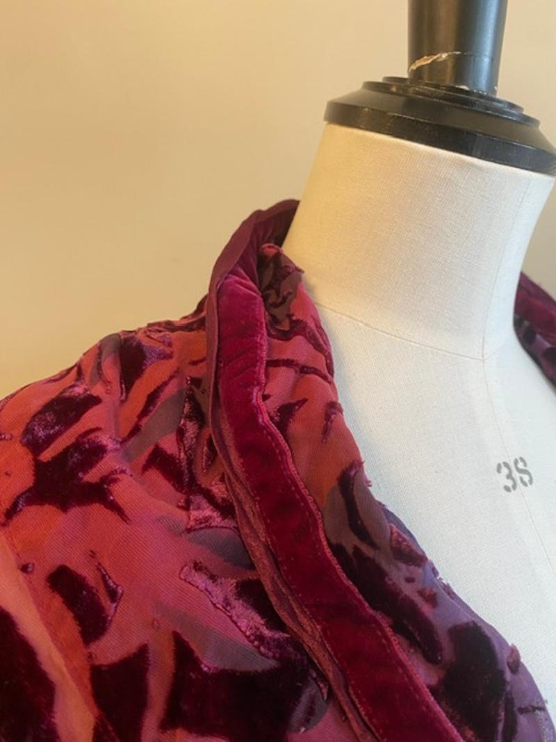 Voyage Invest In The Original Devore Silk Mix Dress For Sale 5