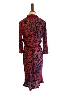 Voyage Invest In The Original Devore Silk Mix Dress