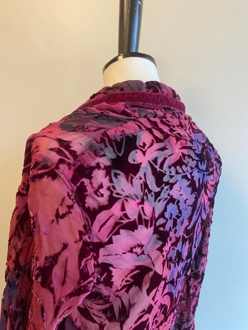 Voyage Invest In The Original Devore Silk Mix Dress For Sale 3