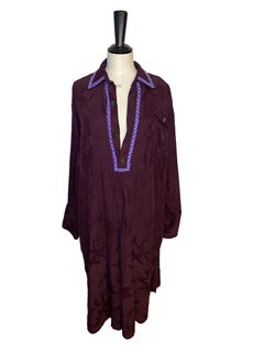 Voyage Invest In The Original Embellished Silk Tunic Dress