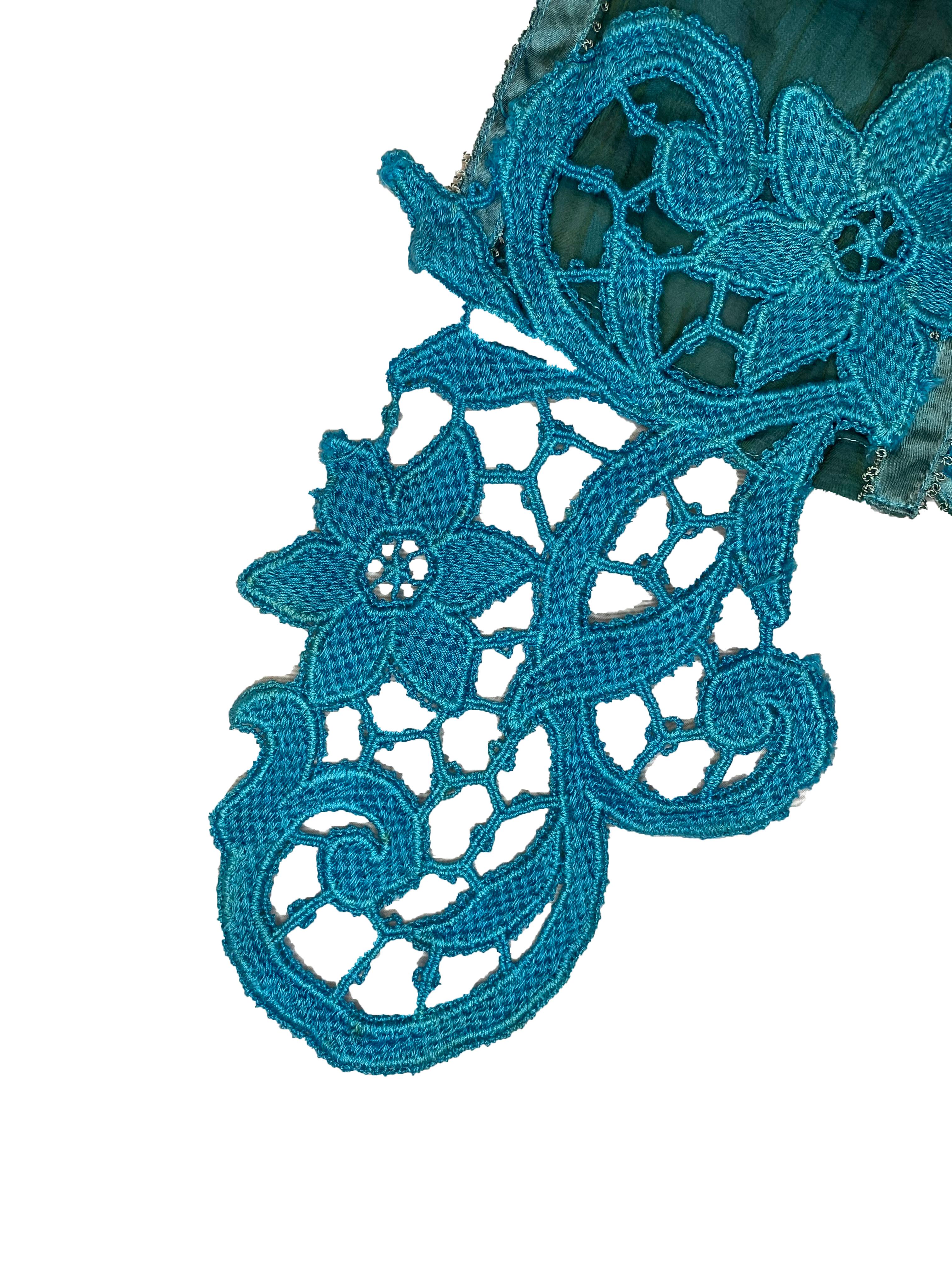 Voyage Invest In The Original Turquoise Silk Scarf