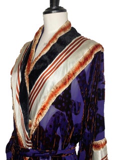 Voyage Invest In The Original Vintage Purple Silk Kimono. Very good condition