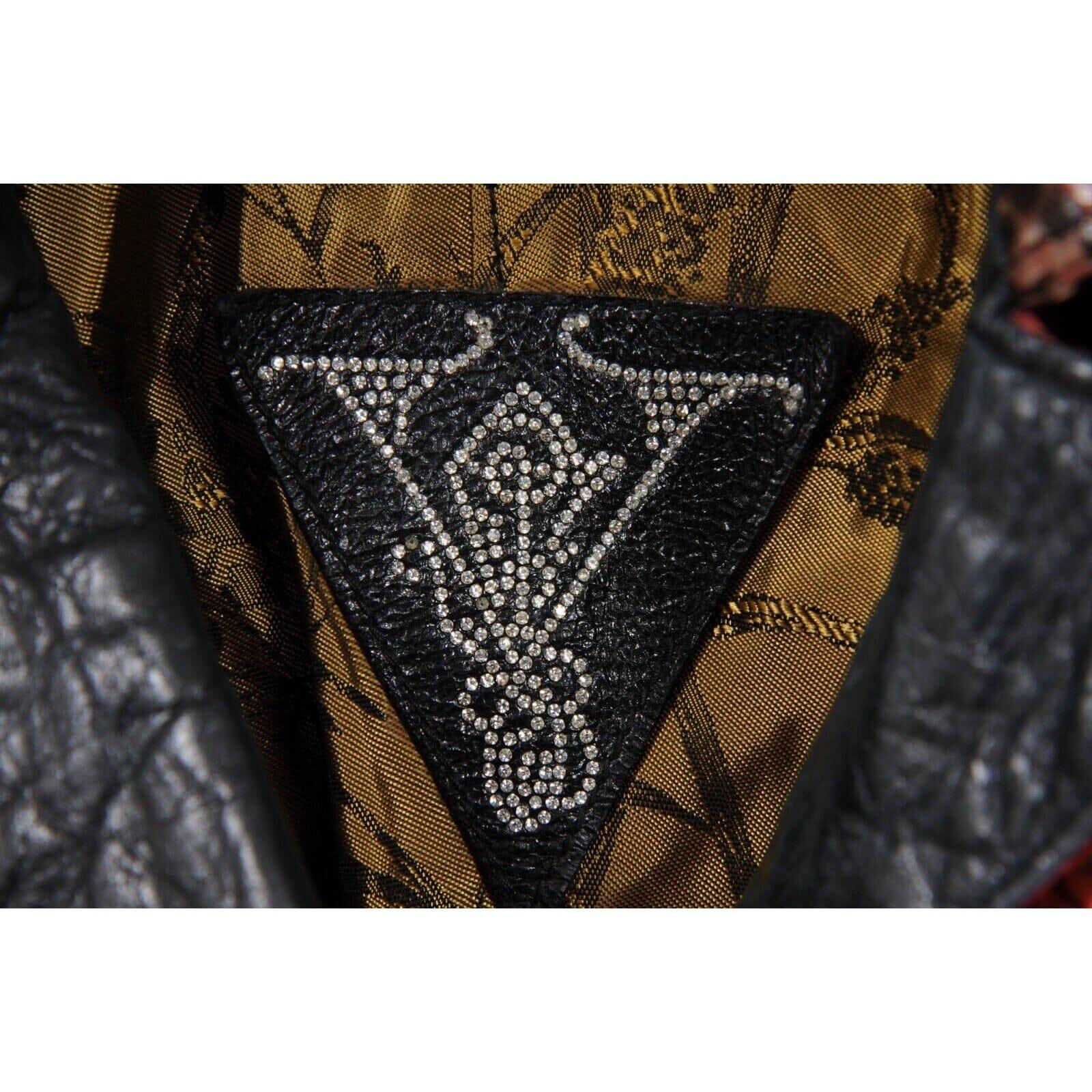 Voyage Invest Into The Original Vintage Y2k Jacket Medium Red Python Snake Biker en vente 6