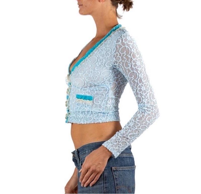Gray Voyage Passion Light Blue Sweater
