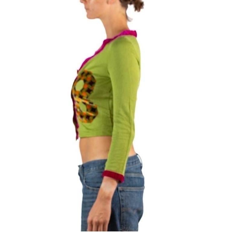 Brown Voyage Passion Olive Green Sweater For Sale