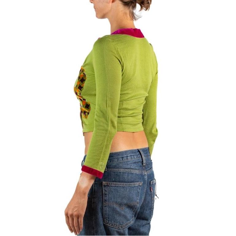 Voyage Passion Olive Green Sweater For Sale 1