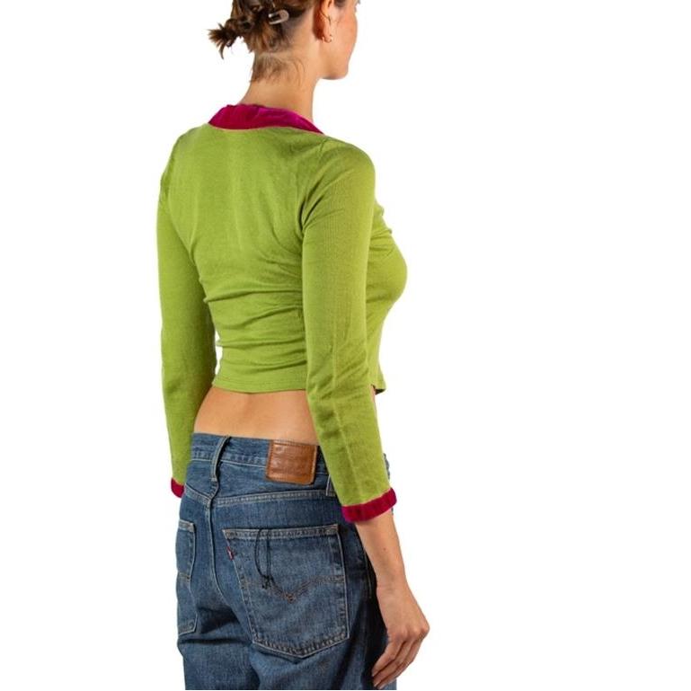 Voyage Passion Olive Green Sweater For Sale 2