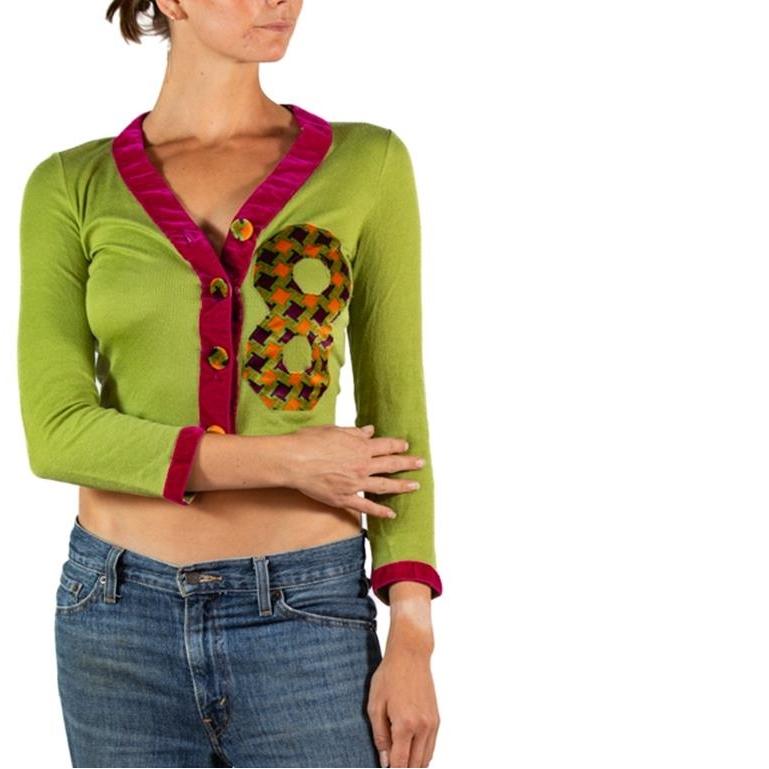 Voyage Passion Olive Green Sweater For Sale 3