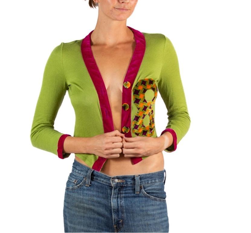 Voyage Passion Olive Green Sweater For Sale 4