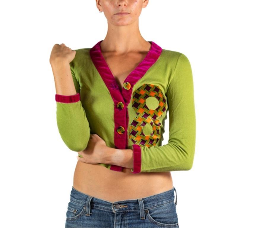 Voyage Passion Olive Green Sweater For Sale 5